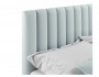 Мягкая кровать Olivia 1400 мята пастель с подъемным механизмом от производителя