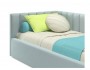 Мягкая кровать Milena 900 мята пастель с подъемным механизмом распродажа
