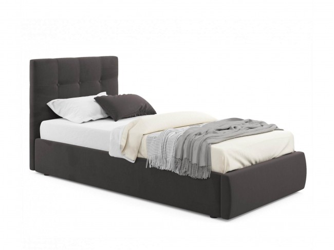 Мягкая кровать Selesta 900 шоколад с подъемным механизмом фото