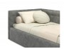 Односпальная кровать-тахта Bonna 900 кожа графит с подъемным мех от производителя