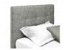 Мягкая кровать Selesta 900 кожа графит с подъемным механизмом от производителя