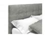 Мягкая кровать Selesta 1200 кожа графит с подъемным механизмом от производителя