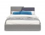 Мягкая кровать Vega 1600 серый комбо с подъемным механизмом распродажа
