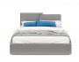 Мягкая кровать Vega 1600 серый с подъемным механизмом распродажа
