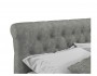 Мягкая кровать Ameli 1600 кожа графит с подъемным механизмом недорого