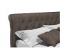 Мягкая кровать Ameli 1800 кожа брауни с подъемным механизмом распродажа