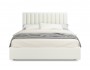 Мягкая кровать с тумбами Olivia 1600 беж с подъемным механизмом распродажа