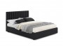Мягкая кровать с тумбами Olivia 1600 темная с подъемным механизм от производителя