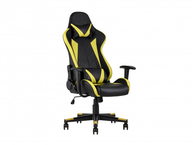 Кресло игровое Stool Group TopChairs Gallardo Черный/Желтый фото