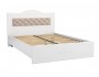 Кровать 1400 с мягким элементом Италия ИТ-8 + ИТ-8А белое дерево распродажа
