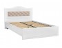 Кровать 1400 с мягким элементом Монако МН-8 + МН-8А белое дерево распродажа