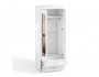 Шкаф 2-х дверный с зеркалами и ящиками (гл.560) Италия ИТ-50 бел от производителя