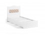 Кровать 900 с настилом и мягким элементом Монако МН-10 + МН-10А  недорого