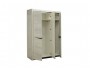 33.02 Лючия 3-х дв. шкаф для одежды бетон пайн белый/венге недорого