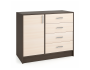 Комод большой Катрин 6, венге/дуб молочный купить