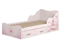 Кровать 90*190 с ящиками Принцесса 5 (комплектация )