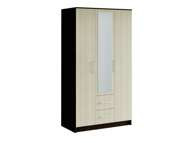 Шкаф 3-х дверный Фиеста, венге/лоредо фото
