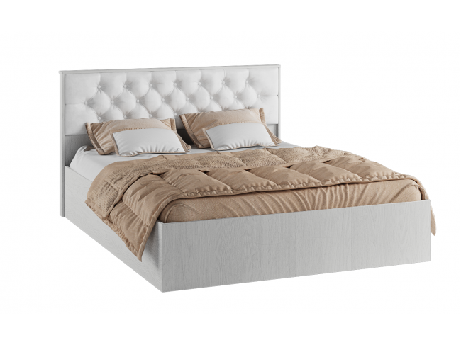 Кровать с настилом ЛДСП Модена МКР-1 140х200, ясень фото