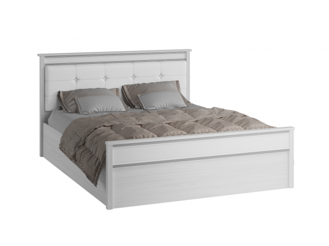Кровать с настилом ДСП Ливорно ЛКР-1 160х200, ясень фото