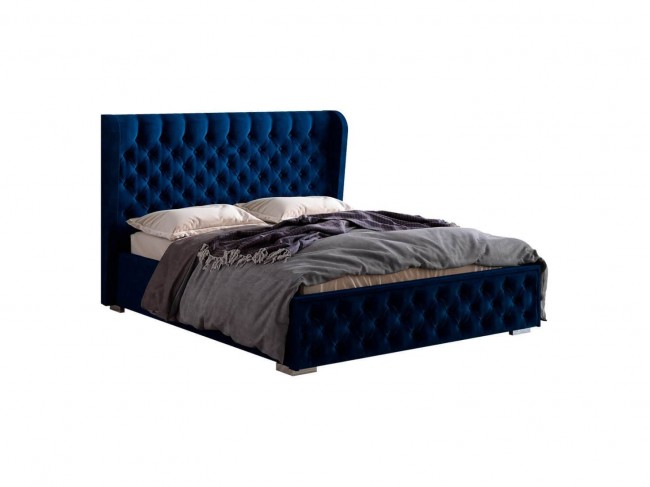 Кровать без основания Франческа 160х200, синий фото