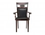 Кресло Luiza dirty oak / dark brown Стул деревянный недорого