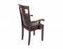 Кресло Luiza dirty oak / dark brown Стул деревянный распродажа