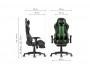 Corvet black / green Офисное кресло распродажа