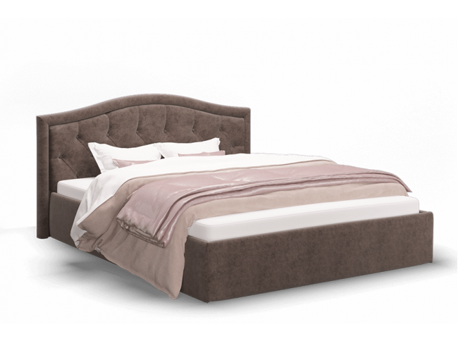 Кровать 120*200 с подъемным мех. (без матраса) Стелла коричневый фото