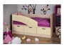 Детская кровать Бемби-8 МДФ, 80х180 (Розовый металлик, Ясень шим недорого