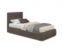Мягкая кровать Selesta 900 кожа брауни с подъемным механизмом с  купить