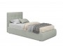 Мягкая кровать Selesta 900 кожа серый с подъемным механизмом с м от производителя