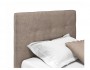 Мягкая кровать Selesta 900 кожа латте с ортопедическим основание распродажа