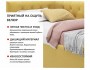 Мягкая кровать-тахта Afelia 900 желтая с ортопедическим основани от производителя