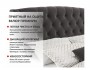 Мягкая кровать "Stefani" 1400 шоколад с подъемным меха фото