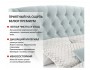 Мягкая кровать "Stefani" 1400 мята пастель с подъемным купить