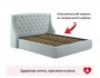 Мягкая кровать Stefani 1600 мята пастель с подъемным механизмом  купить