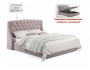 Мягкая кровать "Stefani" 1600 лиловая с подъемным меха распродажа