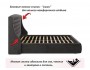 Мягкая кровать Stefani 1800 шоколад с подъемным механизмом от производителя
