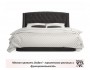 Мягкая кровать "Stefani" 1400 шоколад с ортопедическим недорого