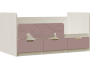 Юниор-4 Кровать 80х160 (Шарли бриз, Крафт белый) фото