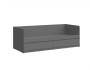 Челси Кровать 80 (Белый глянец, Белый) фото