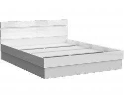 Кровать Челси 160 (Белый глянец, )