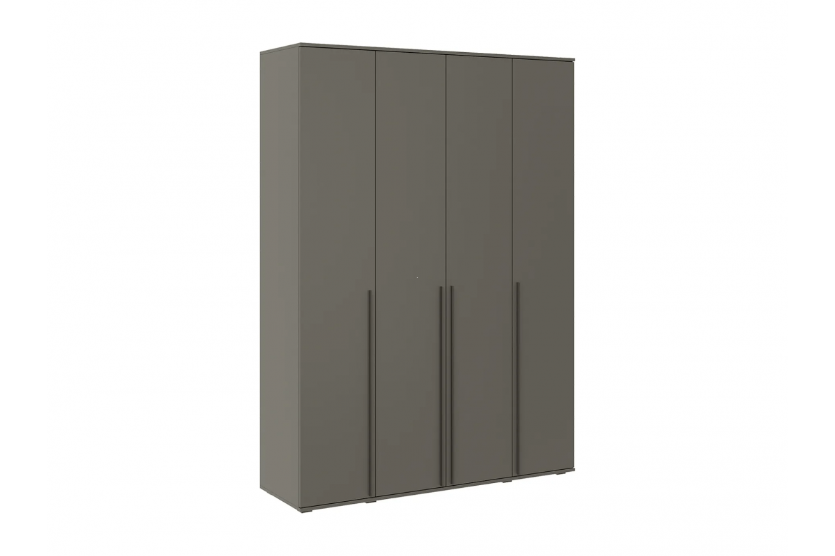 Норд Шкаф 4-х створчатый 1600 + Норд Антресоль к шкафу (1600) (графит ...