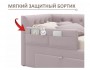 Односпальная кровать-тахта Afelia с ящиками и бортиком 900 лилов от производителя