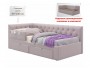 Односпальная кровать-тахта Afelia с ящиками и бортиком 900 лилов недорого