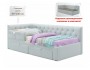 Односпальная кровать-тахта Afelia с ящиками и бортиком 900 мята  купить