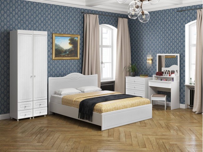 Спальня Монако-2 белое дерево фото