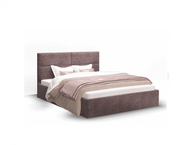 Кровать без основания Сити 160х200, серо-фиолетовый фото