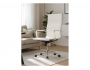 Reus pu white / chrome Компьютерное кресло недорого