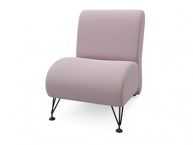 Мягкое дизайнерское кресло Pati лиловый фото